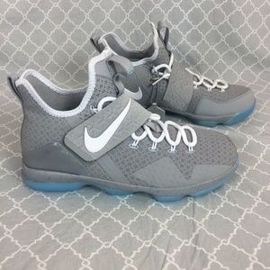 Nike Lebron 14 GS Marty McFly Gray Blue 859468-005